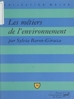 cover image of Les métiers de l'environnement